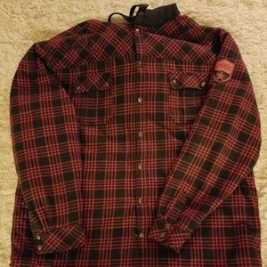 Quilted flannel jacket